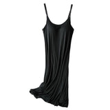 Women's Nursing Nightgown Maternity Dress Padded Breastfeeding Full Slips Loose Sleepwear Sleeveless V1370-AZ4-15488