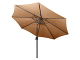 Centra 3M LED Outdoor Umbrella Base Stand Khaki OD1062-3M-KH