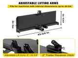 3 Point Attachment Adapter Skid Steer Trailer Hitch Front Loader Case V952-3DSPZZB0000000001V0