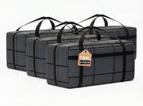 CARLA HOME 4-Pack 180L Extra Large Moving Storage Bags with Handles & Duty Zippered for Clothes, LSB-36347