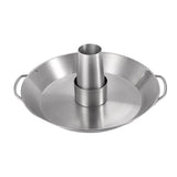 Stainless Steel Chicken Roaster Rack with Removable Turkey Roasting Pan Vertical Poultry Roaster V1366-AZ2-W-13018