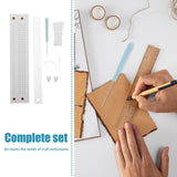 Japanese Style Bookbinding Kit with Plastic Metal Cotton Tools for Travel Logs and Planning V1366-AZ2-W-28629