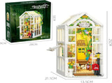 Flower House Building Blocks Set for Adults,Ideas Flowers Garden Greenhouse Playset,Creative Gift V1259-DP01-I-00075
