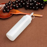 Plastic Condiment Squeeze Bottles 3 Pack with Tip Caps, 32 Oz for Sauce Ketchup Mustard and Olive V1189-LC-RY-00093