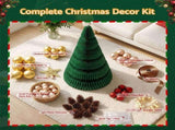Jingle Jollys Paper Christmas Tree 111CM w/ Star Topper LEDs Xmas Decorations Kit Home Office Green PAPER-XM-TR-100-GN