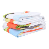 3Pcs/Set Polyester Fiber Quilt Cover Pillowcase Kit Comfortable Household Bedroom Bedding V1294-YM0901-3117200096711
