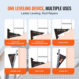 VEVOR Ladder Levler 380lbs Load PP Leveling Tool with Storage for Uneven Ground V952-XPTZDPQPP0002LRRXV0