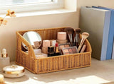 Wicker Storage Basket, Rectangular Woven Basket for Storage, Plastic Decorative Boxes for Kitchen V1370-AZ4-18874