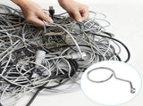 Xadnitu 50 Pieces 2" Diameter Screw Mount Bridle Rings, Heavy Duty and Wire Support, Metal V1258-DP02-F-298