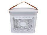 Portable Air Conditioner Fan White USB Plug In 3 Speeds Evaporative Air Cooler with Humidifier Timer V1294-YM0901-3113250123411
