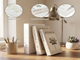 3 Pcs Fake Paper Book, Built in Compartments, Sturdy and Resistant to Pressure for Home Decor V1366-AZ2-W-15567