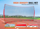 Barricade Backstop Net, 16x10 ft Ball Sports Barrier Netting, Portable Practice Equipment with Carry V952-DQW1610YC000DU462V0