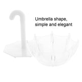 24Pcs Innovative Umbrella Shape Plastic Candy Box Container for Wedding Baby Birthday PartyWhite V1294-YM0901-3115200013914