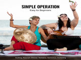 Handpan Drum 22 in 12 Notes D Minor Hand Drum Instrument with Mallet V952-SDG22INCH12Y64Q1KV0