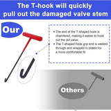 Quick Change Tire Valve Tool Kit, Tire Valve Stem Core Quick Change Tool Kit, Replace Car, ATV, V1366-AZ2-W-21670