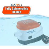 SEAFLO 12V 1100GPH Automatic Bilge Pump Marine Boat Auto Submersible Pump V201-QHGMMOREONE026