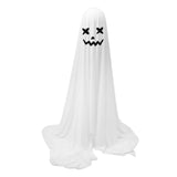 White Cloth Ghost Decor Adjustable Height Cute Unique Lighted Fabric Ghost with String Light for V1294-YM0901-3115240057911