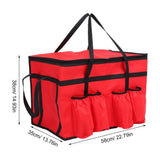 Portable Insulation Bag Insulated Picnic Food Bag for Travel Outdoor Style 1 Set V1366-AZ2-W-21582