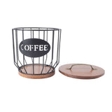 Rustic Filter Holder with Lid Filter Storage Container Pod Holder for Counter V1294-YM0706-3118230161111
