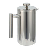 1000ML French Press Stainless Steel Coffee Pot Hand Brewed Coffee Tea Maker for Home V1294-YM0523-3118210239111