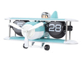 Airplane Flip Clock 12 Hours Retro Battery Powered Auto Flip Desk Clock for Living Room Bedroom V1294-YM0901-3115240119814