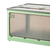 Clothes Storage Box Clear Transparent 4 Way Opening Bottom Pulley Design Plastic PET Storage V1294-YM0716-3117220139414