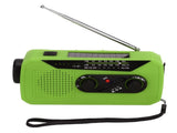 Emergency Radio Hand Power Generation Solar Radio with LED Flashlight 2000mah Charging for Camping V1294-YM0523-3115220020413