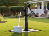 Well Hand Pitcher Pump, 20 ft Max Lift, Antique Cast Iron Manual Hand Water Pump with Heightening V952-SDYSBBTDZZTHXQJRK001V0