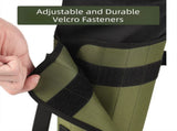 Black Outdoor Waterproof Leg Gaiters - Anti-Snake Bite & Scratch Protection Boot Covers - Breathable V888-ELOSUNG36660