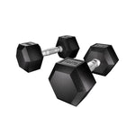 Everfit 20kg Hex Dumbbells Set Dumbbells Weights Lifting Bench Gym Workout 2x10kg FIT-K-DB-HEX-20KG