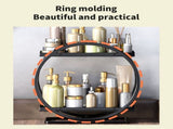3 Tier Bathroom Cosmetics Organizer Countertop Shelf Stainless Steel Storage Rack 11.41 x 8.85 x V1192-AZ-W-21602