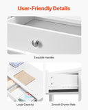 VEVOR Small Desk with Drawers Kids Desk for Bedroom Simple Study Table White V952-ETBMSZZFXXCWZES3L001V0