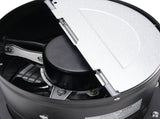 Kitchen Exhaust Fan 9.8 Inch Carbon Steel 2800RPM 80W 7 Blades Quiet Wall Mount Fume Extractor V1294-YM0901-3113250022311