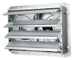 Shutter Exhaust Fan, 406 mm High-speed 1400RPM 1506 CFM, Aluminum Wall Mount Attic Fan with V952-BYCSPQSDJAC16NRV5V3