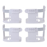 4 Pack Bed Sheet Holder with Lock Straps ABS Heavy Duty Bed Sheet Corner Fastener Keep Sheets Firm V1294-YM0901-3117250056211