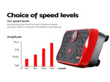 Everfit Vibration Machine Platform Vibrator with Resistance Rope Home Gym Red FIT-H-VP-S-RD