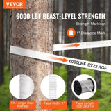 VEVOR Polyester Pull Tape, 2.5 cm x 160.9 m Mule Tape Flat Rope, 2722 kgf Tensile Capacity, Printed V952-DLLDB161M254CO6SKV0