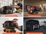 Tool Backpack, 56 Pockets, Heavy-duty Tools Storage Organizer Bags with Molded Base, Electrician V952-GJBBSLD1214IOF1S8001V0