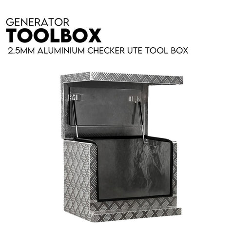 Aluminium Toolbox Ute Tool box Generator Trailer Truck Canopy 615x400x500 V379-GENTLBXG620002