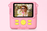 Instant Print Camera for Kids Zero Ink Print Photo Camera with 32G TF Card-Pink V1263-JX-7689-3