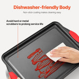 Baking Pan Set 10-Piece Nonstick Carbon Steel Set with Silicone Handles V952-TGKPTZ10JHS0KEORVV0