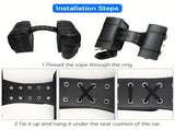 motorcycle side bags, water bottle bag, PU leather, combination lock, motorcycle accessories, V1102-139-BLA-57165