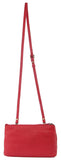 3PC Set Pierre Cardin Womens Woven Leather Cross-Body Bags Backpack - Red V563-PC-RED-3X