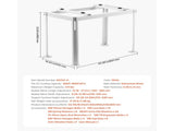 Mini Split Ground Stand Adjustable Anti Vibration for 9000-18000 BTU V952-KDDMZJDCZJ90WCOFBV0
