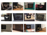 Dog Pet Screen Door Cat Door Sliding Screen Pet Door With Magnetic Flap Lock Automatically For Small V1369-AZ3-W-15938