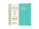 Summer Deal Yxwen 25.7-26.6 Years English Notepad A5 2025.7 to 2026.6 Weekly Monthly V1189-LWWAL-20260325-02125