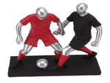 Resign Football Player Statue Soccer Sculpture Figurine Football Statue Decor Soccer Miniatures V1294-YM3115220103011-0421