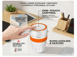 USB Heated Cooling Smart Cup, Fast Cooling 010&degC Heating Up to 50&degC, Portable Thermostatic Cold V1197-JD-042302