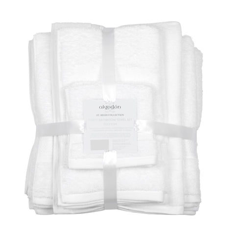St Regis Collection TOWEL PACK - 7PC - 7 PACK V441-TP4604WTE7PC