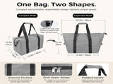Foldable Leak-Proof Insulated Cooler Bag, Portable Soft Cooler Bag for Picnic, Camping, Outdoor V1237-ZY-917-044